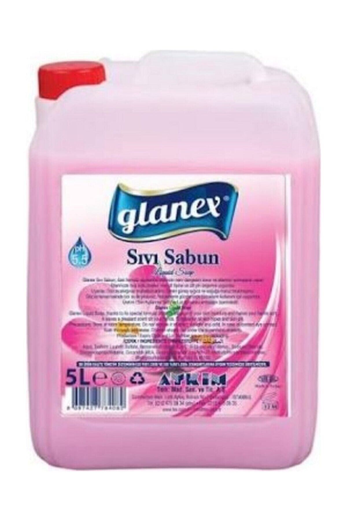 Tex Glanex Sıvı El Sabunu Temizlik Hijyen Deterjan 5 Lt
